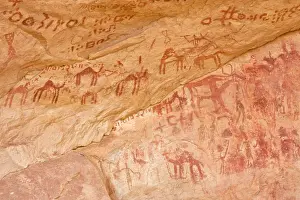 Korrektur Prints: Prehistoric rock drawings in the Tadrart Valley