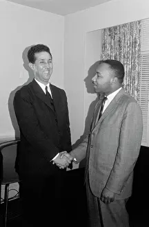 Algerian Prints: Premier Ben Bella with Martin Luther King