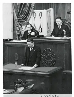Premier Koki Hirota Speaking