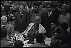 New Delhi Prints: Former Premier Speaking to the Press