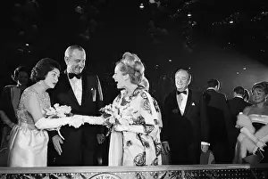 Gala Prints: Pres. And Mrs. Johnson Greet Sally Ann H