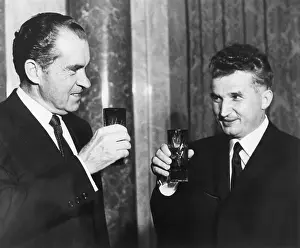 Pres. Nixon Toasting Romanian President