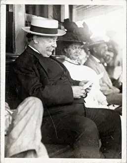 Informal Prints: Pres. Taft Reads Letter Side View