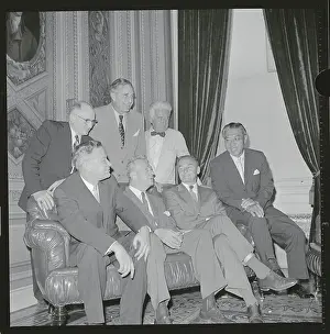 Prescott Bush Posing with Colleagues