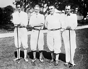 Cleveland Prints: Present Golf Champ and Others Pose Tourney