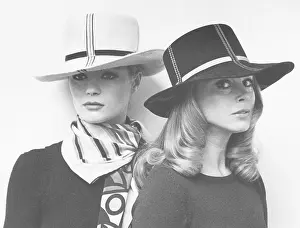 Hats Prints: Presentation of hat models 1973