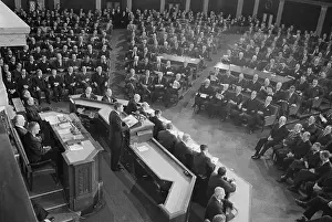 Presiden Kennedy Giving State of the Union