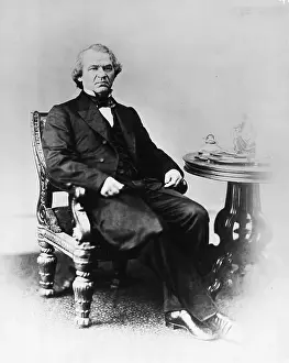 Legs Crossed Prints: President Andrew Johnson Seated