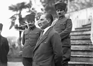 Intimidation Prints: President Ataturk Surrounded by Guards