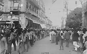 Veracruz Prints: President Carranza's Forces Entering Veracruz During Mexican Revolution