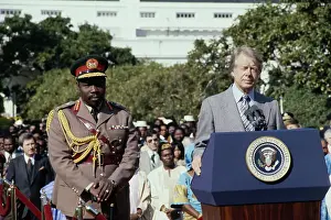 President Carter And General Obasanjo