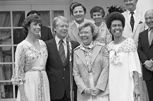 Official Prints: President Carter and Three Women