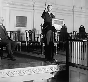 Nomination Prints: President Coolidge Delivering His Speech