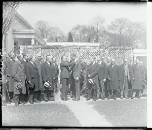 Honor Prints: President Coolidge Honoring Lindbergh
