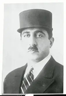 Persia Prints: President Dadguare Wearing a Hat