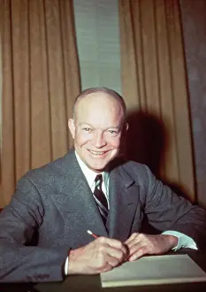 US President Dwight D. Eisenhower