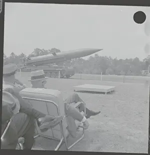 Missile Prints: President Dwight D. Eisenhower and Affiliates Stationed to Watch Missile Show