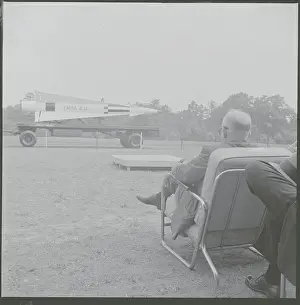 Missile Prints: President Dwight D. Eisenhower Gazing at Newly Designed Missile Showing