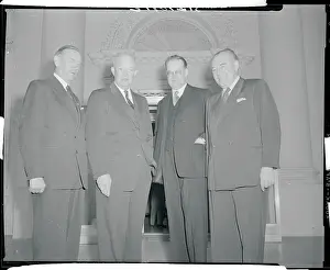 President Eisenhower With Colleagues