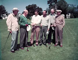 President Eisenhower and Friends on Golf course