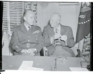Gruenther Prints: President Eisenhower and General Elfred M. Gruenther