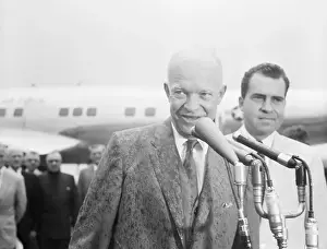 President Eisenhower Giving a Speech