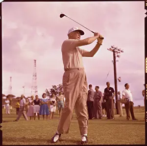 President Eisenhower Golfing