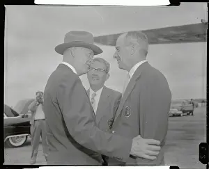 Augusta Prints: President Eisenhower with National Golf Course Members