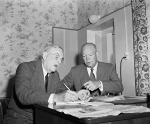President Eisenhower and Secretary Dulles for Meeting