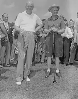 President Eisenhower with Sherman Adams