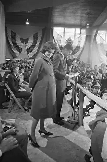 1960 Us Presidential Election Prints: President-Elect John Kennedy Delivering Acceptance Speech