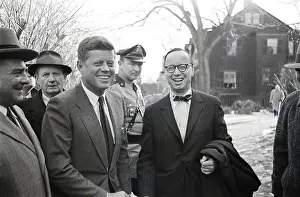 President-Elect Kennedy with Arthur Schlesinger Jr
