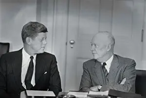 President-elect Kennedy and President Eisenhower
