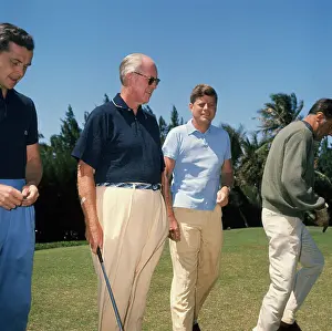 President F. Kennedy Playing Golf