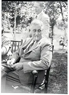 President Franklin D. Roosevelt Enjoying the Outdoors