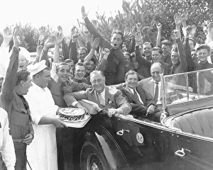 Cake Prints: President Franklin D. Roosevelt Visiting a Civilian Conservation Corps Camp