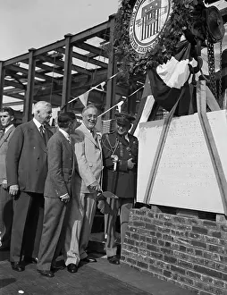 Colonel Prints: President Franklin Roosevelt Laying Cornerstone for New Airport