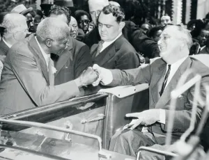 Botanist Prints: President Franklin Roosevelt Meeting George Washington Carver