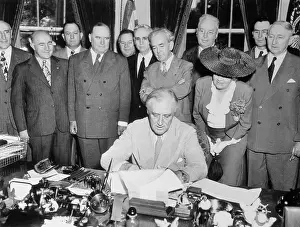 Judge Prints: President Franklin Roosevelt Signing GI Bill of Rights