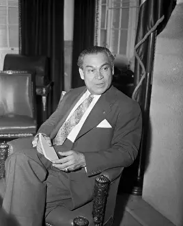 President Fulgencio Batista Giving Interview