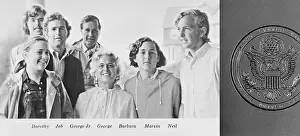 Teenage Boy Prints: Former President George Bush and Family