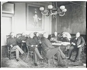 President Grover Cleveland and House Members at Conference