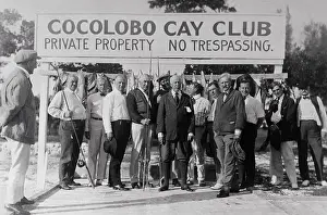 Miami Prints: President Harding and His Fishing Party at Miami