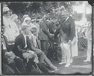 Honor Prints: President Harding Greeting Veteran