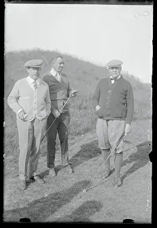 President Harding Playing Golf with Colleagues