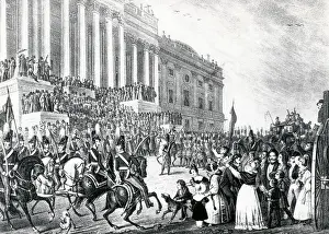 Inauguration Prints: President Harrison'S Inauguration