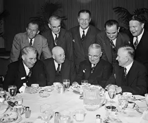 Anderson Prints: President Harry S. Truman and Delegates at Senate Buffet Dinner