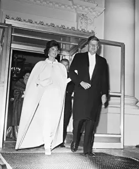 Exiting Prints: President and Jackie Kennedy Leaving for Inaugural Ball