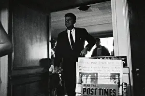 President John F. Kennedy Arriving at Hospital