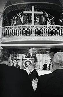 Crucifix Prints: President John F. Kennedy Attending Breakfast